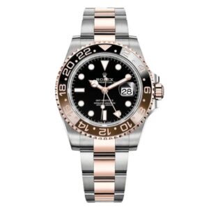 롤렉스 GMT마스터2 40mm Rootbeer 126711CHNR-0002 Half Rose Gold Black Dial[CLEAN]