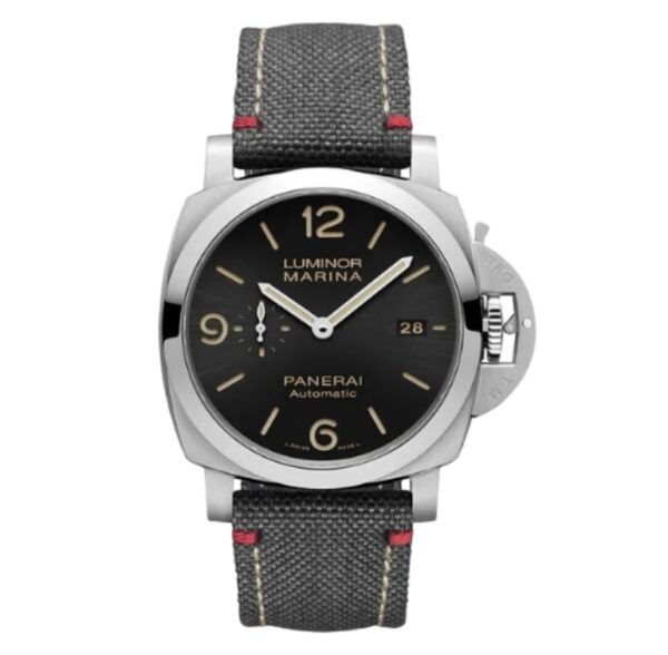 파네라이 루미노르 44mm PAM01025 Steel Canvas Strap Black Dial[VS]