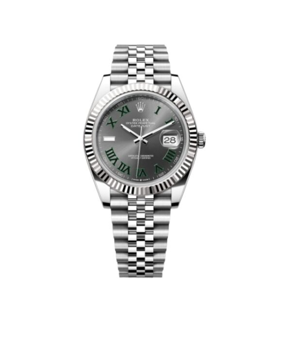 롤렉스 데이저스트 36mm 126234-0045 Wimbledon Full 904L Roman Number Grey Dial Jubilee[VS]