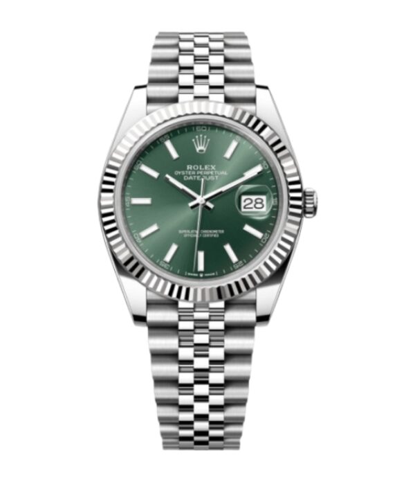 롤렉스 데이저스트 41mm 126334-0028 White Gold&904L Green Dial Jubilee[ARF]