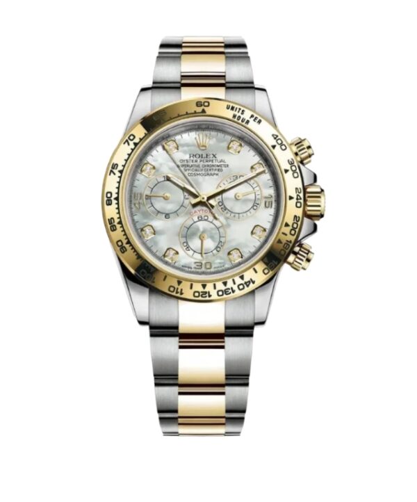 롤렉스 데이토나 40mm 116503 Half Gold Diamond Mop Mother Of Pearl Dial[CLEAN]