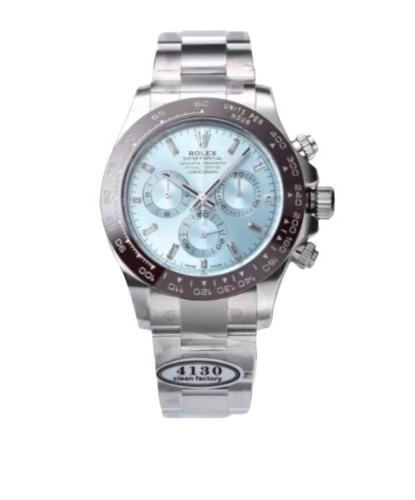 롤렉스 데이토나 40mm 116506-0002 Full Platinum Ice Diamond Baguette Blue Dial[CLEAN]