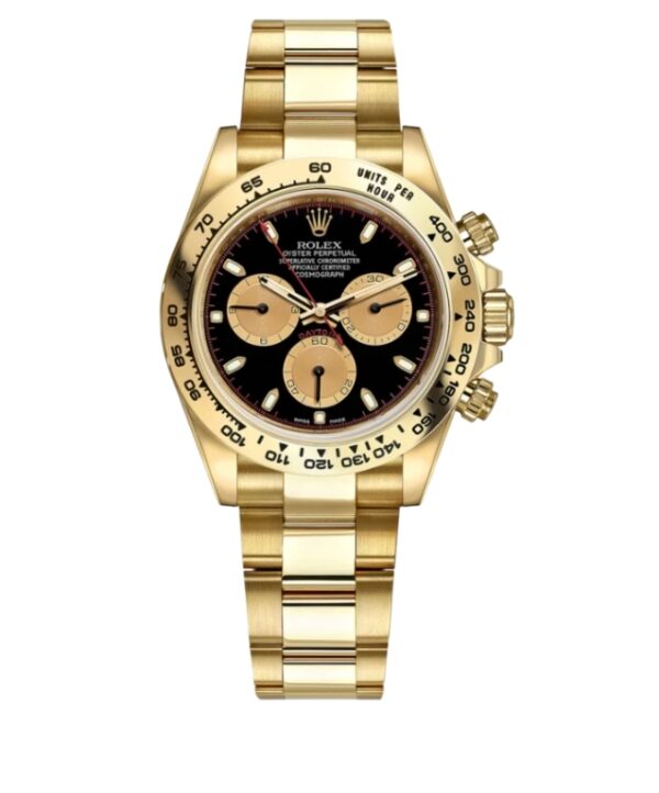 롤렉스 데이토나 40mm 116508-0009 Full Gold，Gold Eye，Red Second Hand Black Dial[CLEAN]