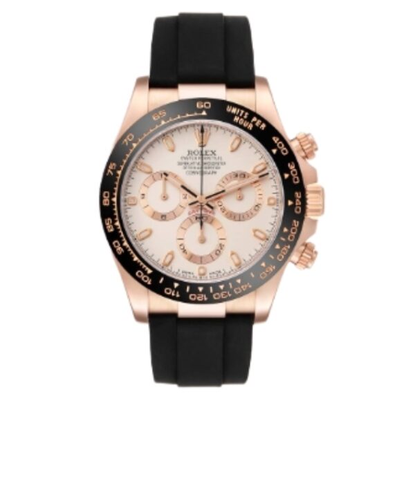 롤렉스 데이토나 40mm 116515LN Rose Gold Rubber Strap White Dial[CLEAN]