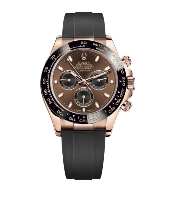 롤렉스 데이토나 40mm 116515LN-0041 Rose Gold Rubber Strap Brown Dial[CLEAN]