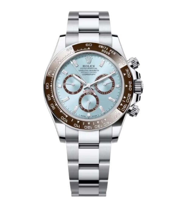 롤렉스 데이토나 40mm 126506-0002 Full Platinum Ice Blue Diamond Baguette Dial[CLEAN]