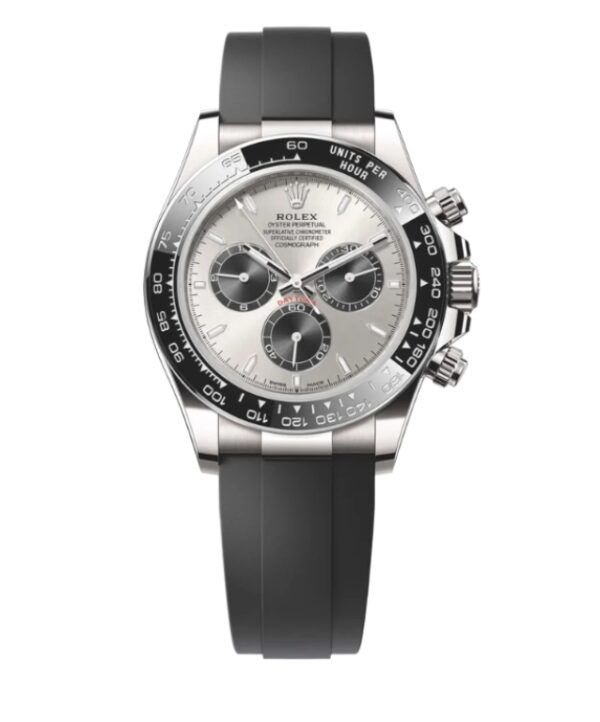 롤렉스 데이토나 40mm 126519LN-0006 White Gold Rubber Strap Black Eye Grey Dial[CLEAN]