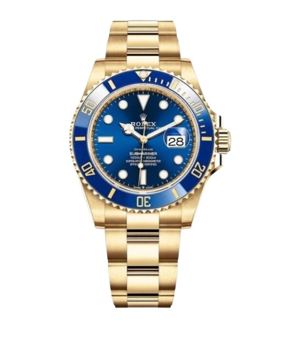 롤렉스 서브마리너 40mm Date 116618LB Full Yellow Gold Blue Dial[CLEAN]