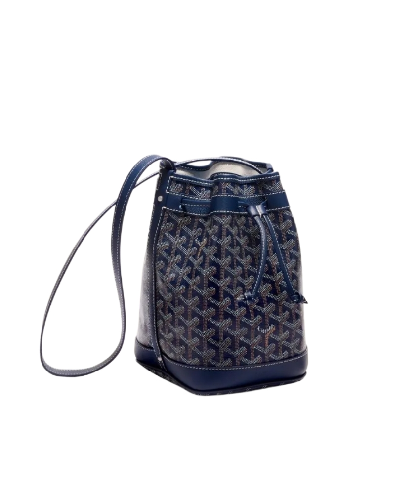 고야드[goyard/리미티드]쁘띠 플로 버킷 백(네이비)