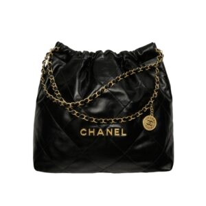 샤넬[chanel/팬더샵]22백 미디엄 핸드백(블랙/금장/램스킨)