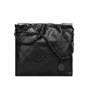 샤넬[chanel/팬더샵]*정품가죽* 22백 스몰 핸드백(블랙/흑장/카프스킨)