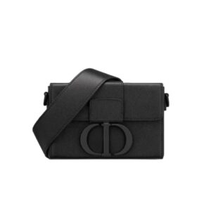 디올[dior/여왕]30 몽테뉴 박스 백(매트 블랙/그레인 카프스킨)