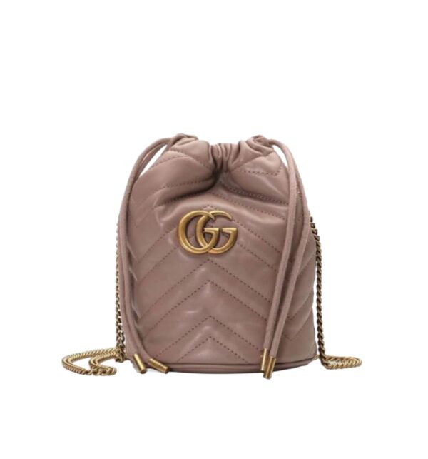 구찌[gucci/OC]GG 마몽 미니 버킷백(토프)