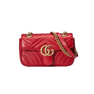 구찌[gucci/OC]GG 마몽 미니 숄더백(레드)