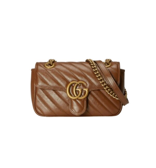 구찌[gucci/OC]GG 마몽 미니 숄더백(브라운)