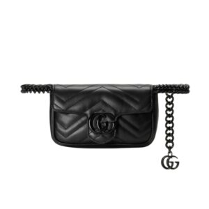 구찌[gucci/OC]GG 마몽 벨트백(블랙)
