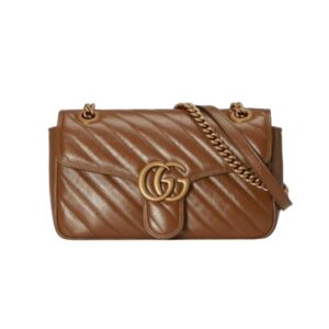 구찌[gucci/콜라샵]GG 마몽 스몰 숄더백(브라운)