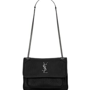 생로랑[ysl]그레인 램스킨 니키 베이비(블랙/은장)