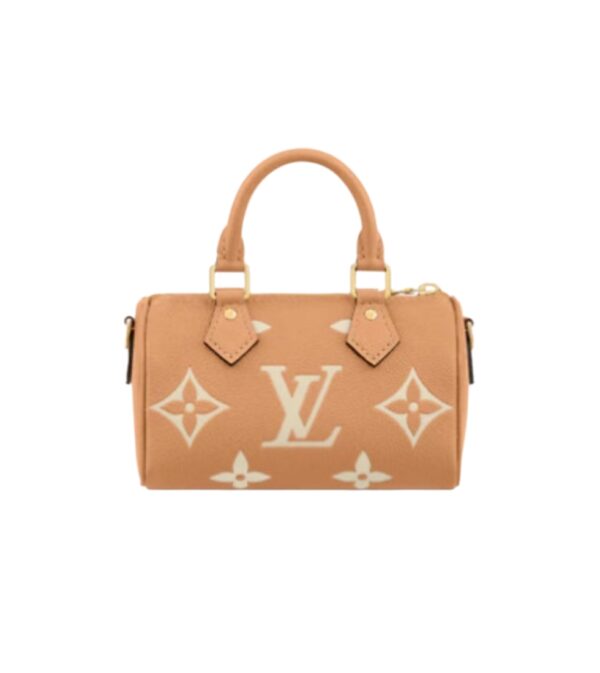 루이비통[louis vuitton/듀티프리]나노 스피디 앙프렝뜨(아리조나/베이지)