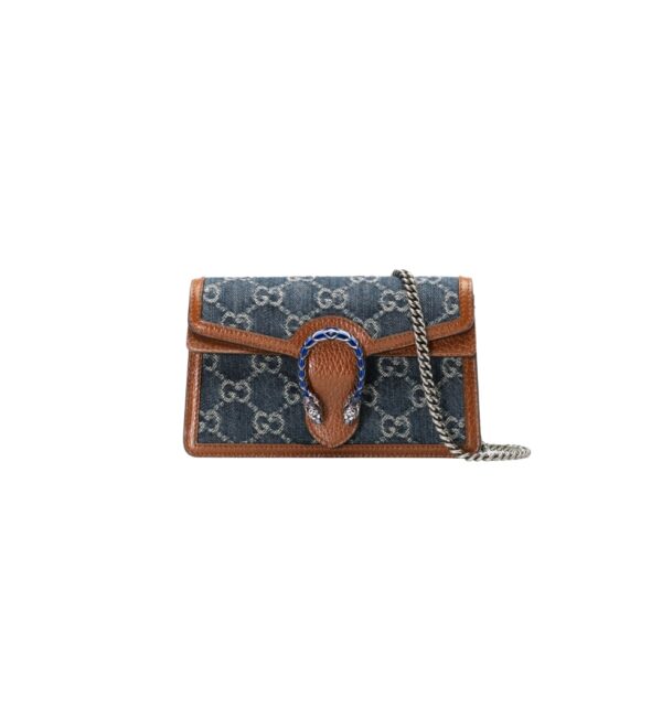 구찌[gucci/OC]디오니서스 수퍼 미니백(블루/아이보리 데님)
