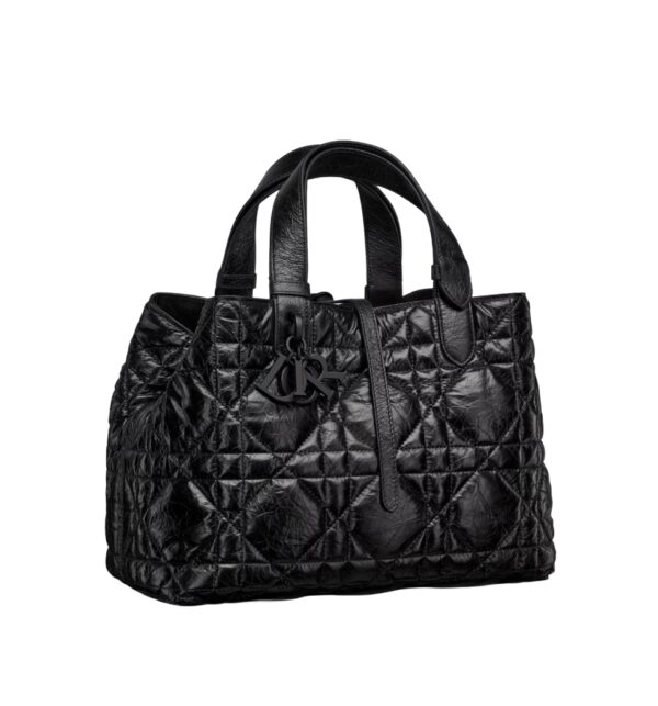 디올[dior/여왕]뚜주흐 미디엄 백(매트 블랙/크링클 카프스킨)