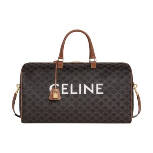 셀린느[celine/블랙프라임]트래블백 라지(탠/트리옹프 캔버스)