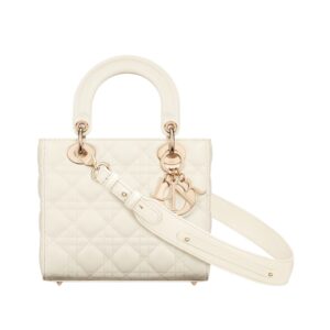 디올[dior/여왕]레이디 디올 ABC 스몰 백(라떼/까나쥬/램스킨)