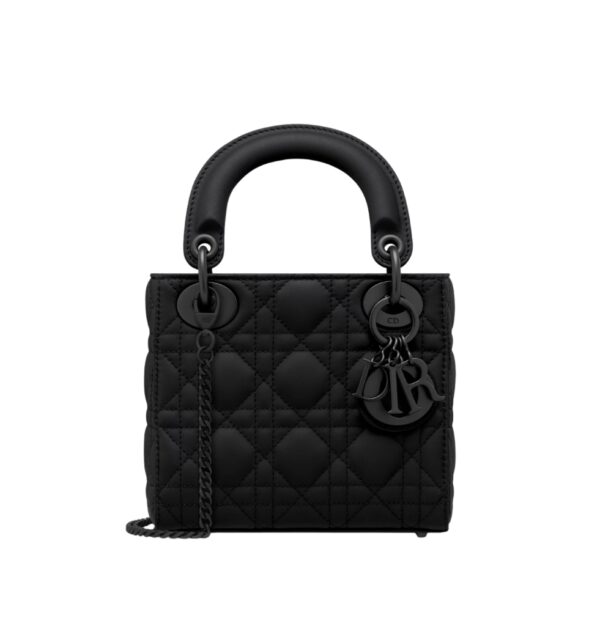 디올[dior/여왕]레이디 디올 미니 백(울트라 매트 블랙/까나쥬/램스킨)