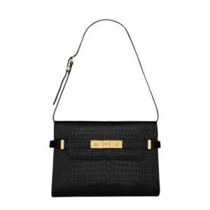 생로랑[ysl]맨해튼 크로커다일 스몰 인 박스(블랙)