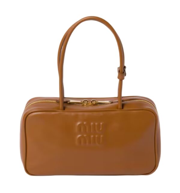 [miumiu]보 탑 핸들 백 미디엄(코냑)