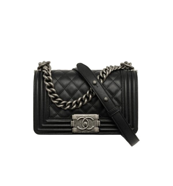 샤넬[chanel/팬더샵]보이백 스몰(블랙/은장/캐비어)