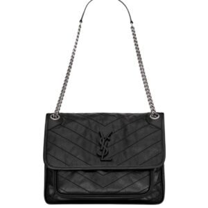 생로랑[ysl]빈티지 니키 미디엄(블랙/은장)