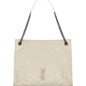 생로랑[ysl]빈티지 니키 쇼핑백(블랑 빈티지)