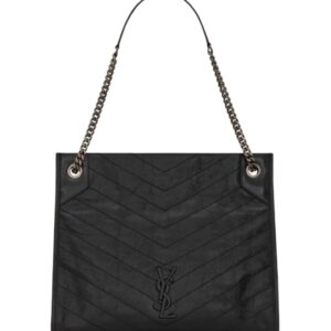 생로랑[ysl]빈티지 니키 쇼핑백(블랙)