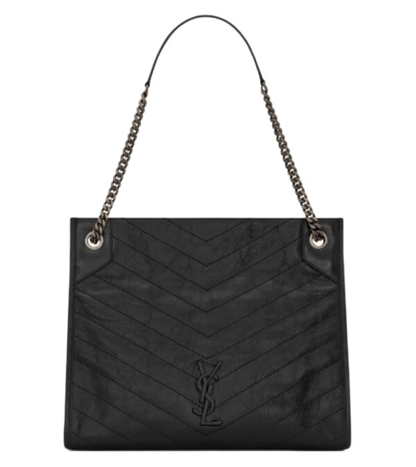생로랑[ysl]빈티지 니키 쇼핑백(블랙)