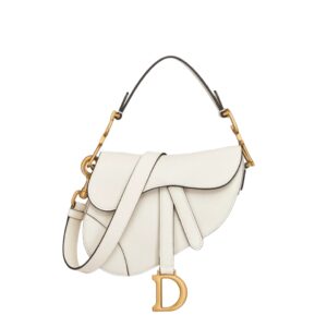 디올[dior/여왕]새들 스트랩 미니 백(라떼/그레인 카프스킨)