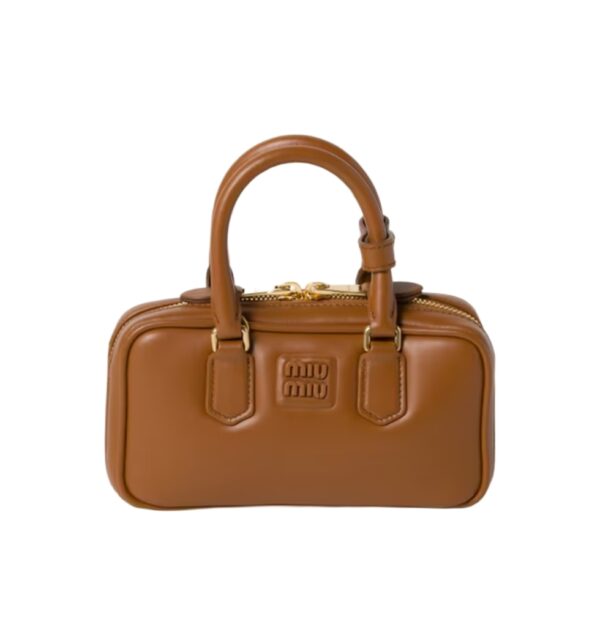 [miumiu]아르카디 가죽 미니 백(코냑)