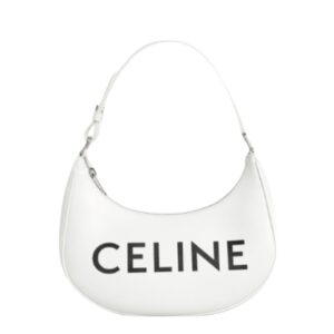 셀린느[celine/블랙프라임]아바 로고 프린트 호보백(화이트)