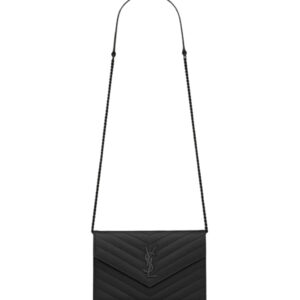 생로랑[ysl]엔벨로프 체인 WOC(올블랙)