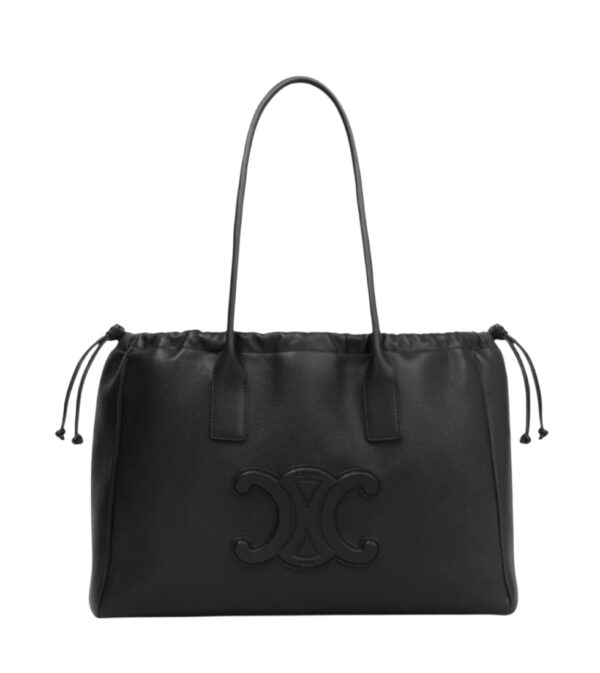 셀린느[celine/블랙프라임]퀴르 트리옹프 드로우스트링 카바스 라지(블랙)
