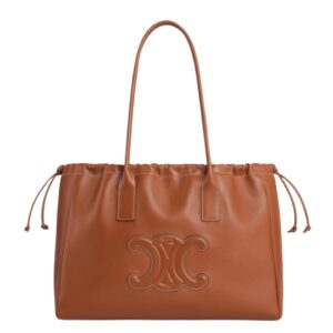 셀린느[celine/블랙프라임]퀴르 트리옹프 드로우스트링 카바스 라지(탠)