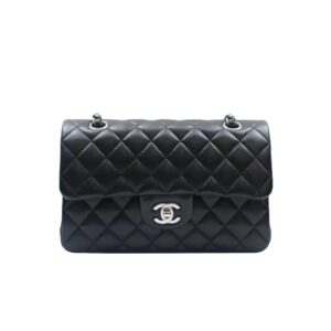 샤넬[chanel/팬더샵]클래식 플랩 백 스몰(블랙/은장/램스킨)